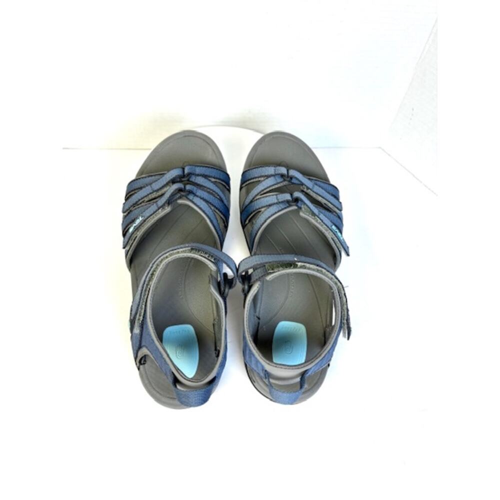 Teva Tirra Sandals Womens 9 Blue Gray Hiking Sport Outdoor Strappy Comfort Shoes - Picture 8 of 11